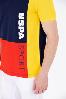 Мужская темно-синяя футболка с воротником-поло Неожиданная скидка в корзине - U.s. polo assn фото 7