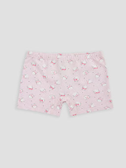 Bask?l? K?z ?ocuk Boxer 3l?