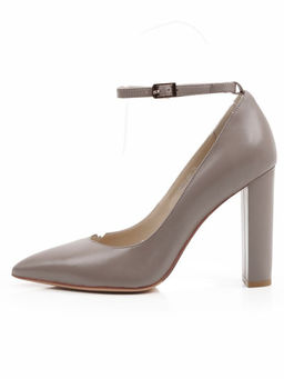 06-A34A-532HK GREY/BEIGE Туфли женские (натуральная кожа)