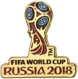 Значок Чемпионат Мира по футболу 2018 в России  Эмблема