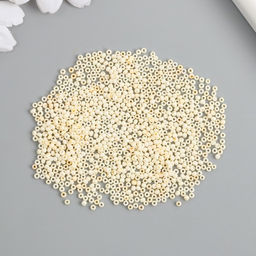 Бисер стекло 12/0 «Жемчужное облако», ровный №662, 450 г