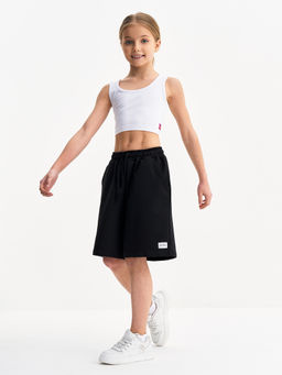 Черные шорты для девочки - Kogankids фото 16