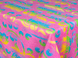 3с109.413ж1 Plaza (роз.радужка) Плед 208х220 см