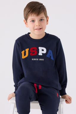 Темно-синий пижамный комплект для мальчика Неожиданная скидка в корзине - U.s. polo assn фото 2