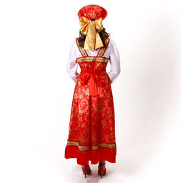 Карнавальный костюм Самоцветы: платье, кокошник, косынка в руку, р-р 46-48 - Страна карнавалия фото 6