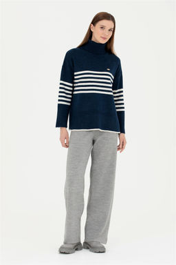 Женский темно-синий свитер - U.s. polo assn фото 4