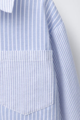 STRIPED SHIRT WITH POCKETS - Zara фото 4