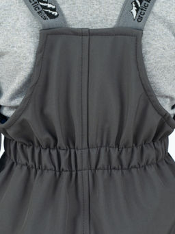 Полукомбинезон демисезонный серый 60-021 (134)