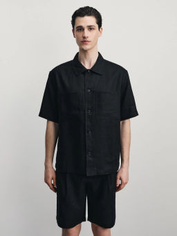 Рубашка 100% лён premium / Zarina  фото 3