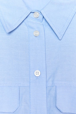 SHORT OXFORD SHIRT - Zara фото 16