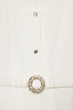 MIDI DRESS WITH BELT - Zara фото 11