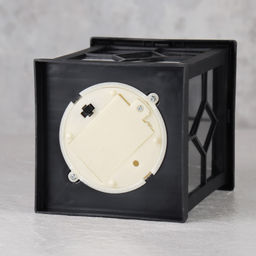 Светильник фонарь настольный 10х10х20 см три свечи / W672-19 /уп 48/ черный - Галеонтрейд фото 5