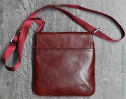 Мужская кожаная сумка Dierhoff ДМ 1551/Росе - Sergio valentini фото 3