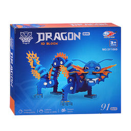 Конструктор "Дракон" (91 дет.) в коробке