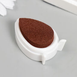 Штемпельная подушка меловая «Кофейный», 4.8×3.5 см