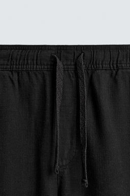 PANTAL?N RELAXED FIT ESTRUCTURA / Negro - Zara фото 12