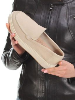 06-5060-5 BEIGE Туфли (натуральная замша)