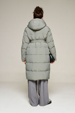 Пальто Beautiful Free 8024 шалфей