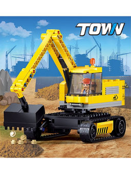 Конструктор SLUBAN 152 детали "Гусеничный экскаватор" (M38-B1196) в коробке