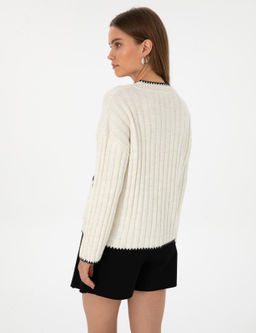 Ekru Comfort Fit Kazak - Pierre cardin фото 5