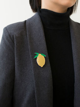 Брошь Лимон - Orgalica фото 3