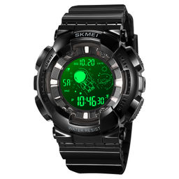 Часы наручные Skmei мужские электронные спортивные 2035black-black-white