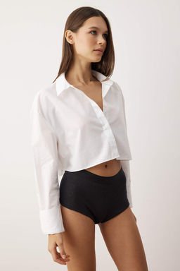 Beyaz-Cok Renkli 3lu Pointel Hipster Lastikli Kalp Hipster Kulot THMAW26KU00021 - Trendyolmilla фото 3