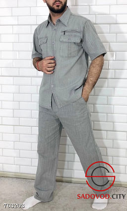 Мужской летний брючный костюм