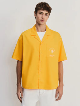 Рубашка с вышивкой на груди ZR2605043009-8 / Zarina