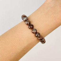 Браслет из Гелиолита (Солнечный камень) 18 см