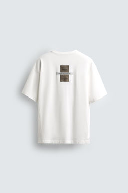 T-SHIRT WITH CONTRAST LABELS - Zara фото 6