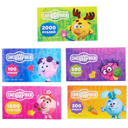 Касса со звуковыми и световыми эффектами, Смешарики