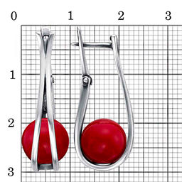 СЕРЬГИ 34613698Р - Красная пресня фото 2