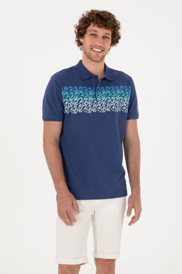 Erkek Regular Fit Polo Yaka A__k Lacivert Ti__rt Sepette S_rpriz _ndirim - U.s. polo assn фото 3