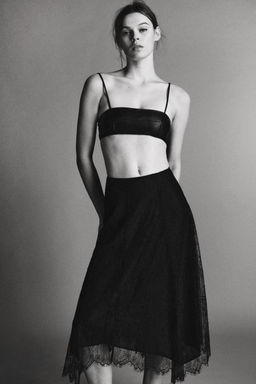 ZW COLLECTION LACE MIDI SKIRT