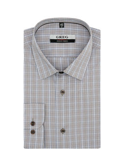 Сорочка мужская длинный рукав GREG 355/238/180/Z/1p STRETCH  фото 2