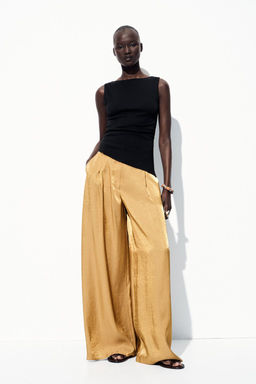 ASYMMETRIC DRAPED T-SHIRT - Zara фото 23