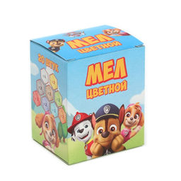 Цена за 2 шт. Мелки цветные школьные, набор 20 шт. «Щенячий патруль», прямоугольные