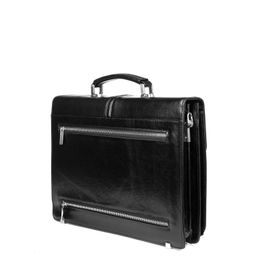 9504-9 black, Мужской кожаный портфель, Barcelo Biagi