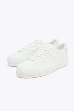SNEAKERS WITH TOPSTITCH DETAIL - Zara фото 13