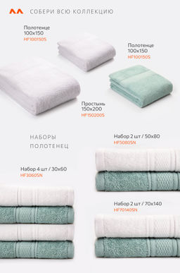 Набор махровых полотенец 2 шт Happy Fox Home  фото 3