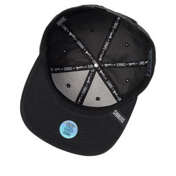 Бейсболка DJINNS арт. 6P SB SkyNylon (темно-серый / черный)