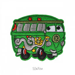 Термоаппликации арт.TBY.2226 Автобус 5,5х7см, уп.10 шт.