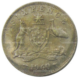 6 пенсов 1960 года Австралия