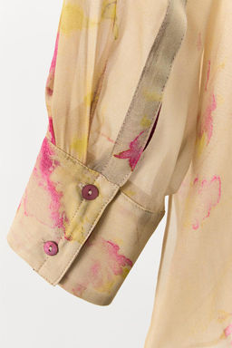 FLOWING PRINTED SHIRT - Zara фото 6