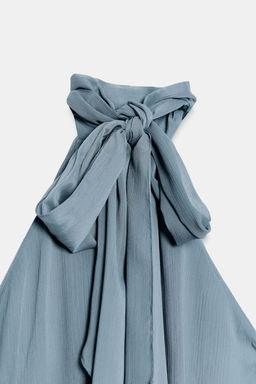 TOP HALTER ASIM?TRICO ZW COLLECTION / Gris azul