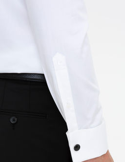 Beyaz Slim Fit Smokin G_mlek