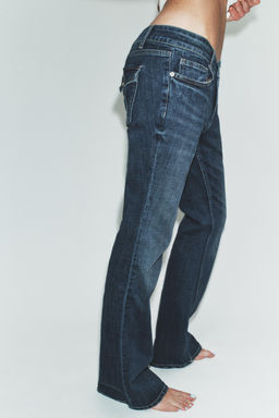 TRF BOOTCUT LOW-RISE JEANS - Zara фото 19