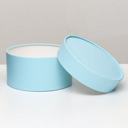 Подарочная коробка Морской аквамарин голубой, завальцованная без окна, 21х11 см - Simaland фото 2