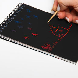 Блокнот-гравюра, 10 листов, лист наклеек, штихель, формат А6 Человек-Паук - Marvel фото 2